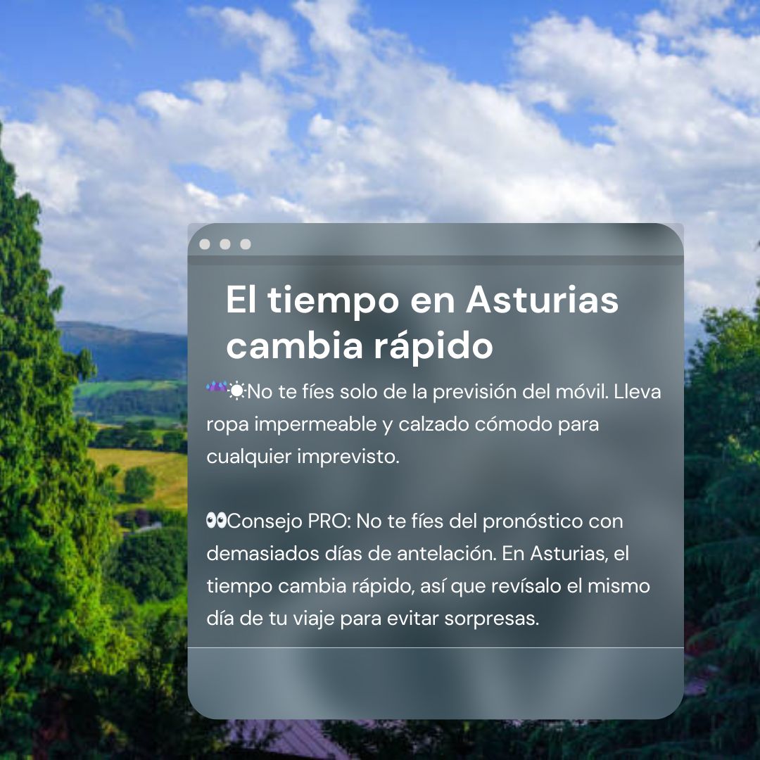 Prepárate para el clima cambiante